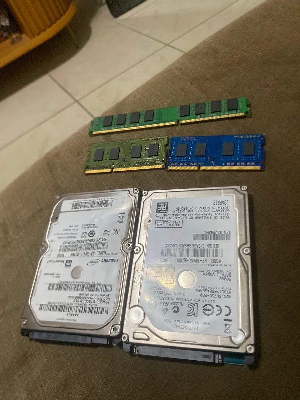 Hds,memórias Rams pc,notebook 