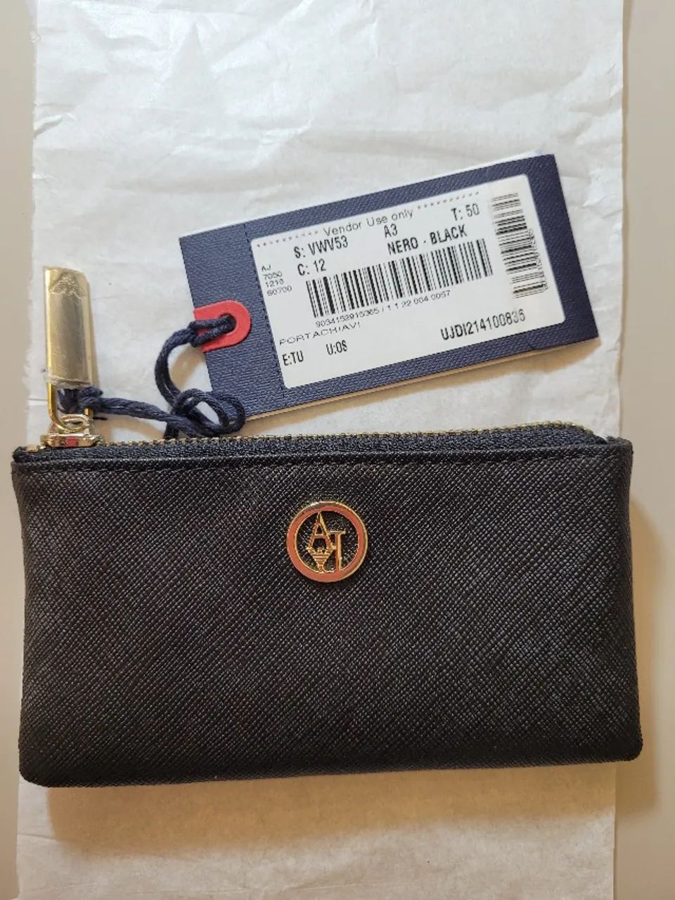PORTA CHAVES CARTÃO MOEDAS ARMANI AJ - Foto 2