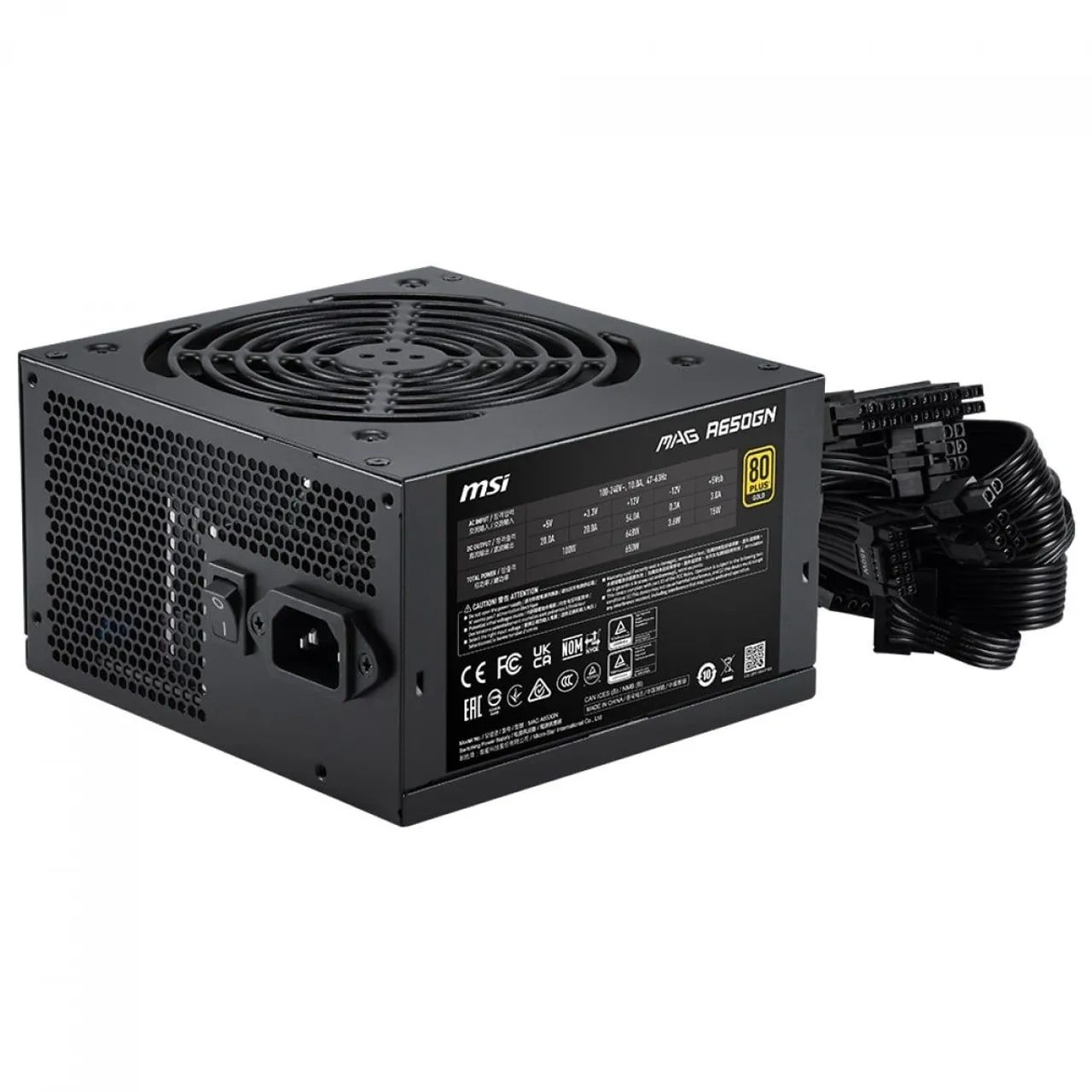 Fonte 650W MSI MAG  - Foto 2