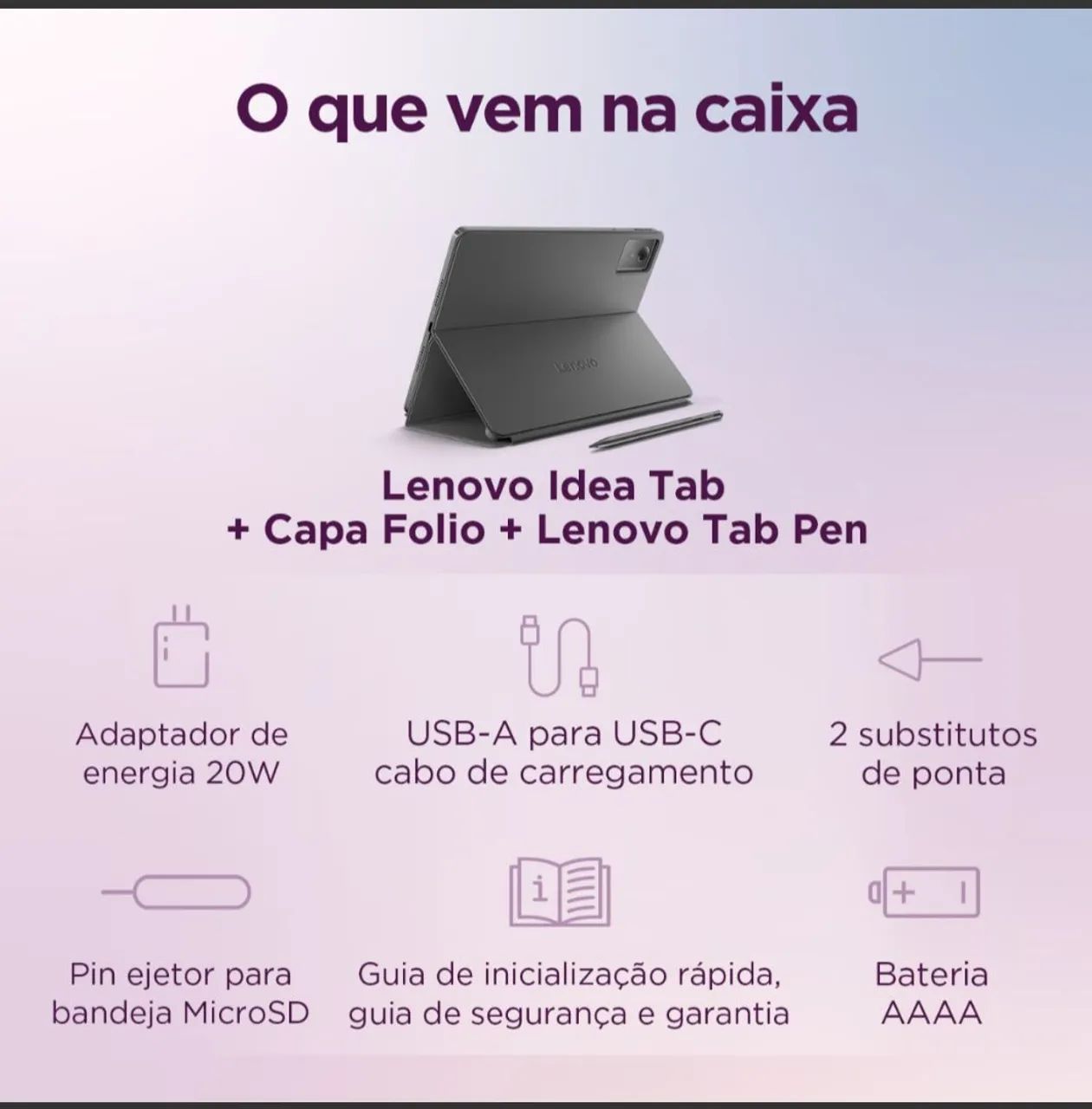 Tablet Lenovo IdeaTab com caneta - Foto 3
