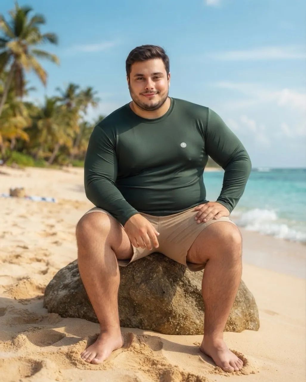 Camisa  UV +50 plus size - Foto 3