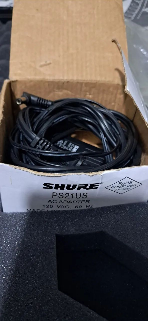 Sm58 + pgx wireless sem fio de mão shure completo com case  - Foto 3