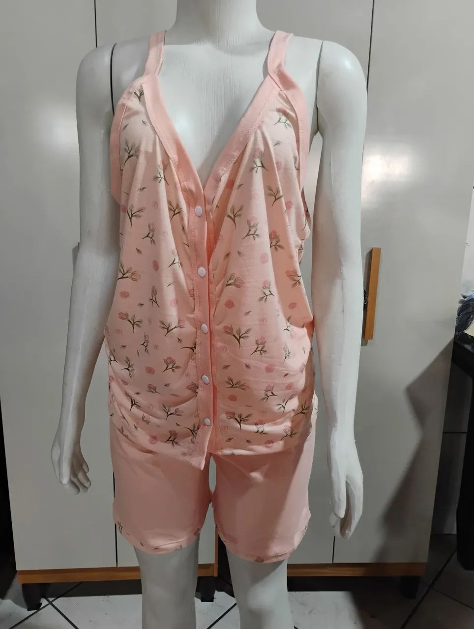 Pijama aberto com botões  - Foto 5