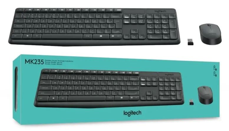 Teclado e mouse Logitech sem fio, novo, lacrado, com garantia! - Foto 3