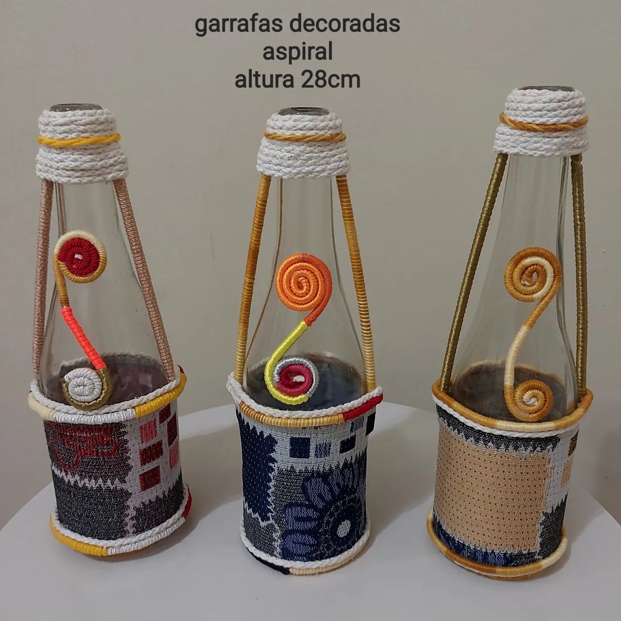 GARRAFAS DECORADAS ASPIRAL  - Foto 3