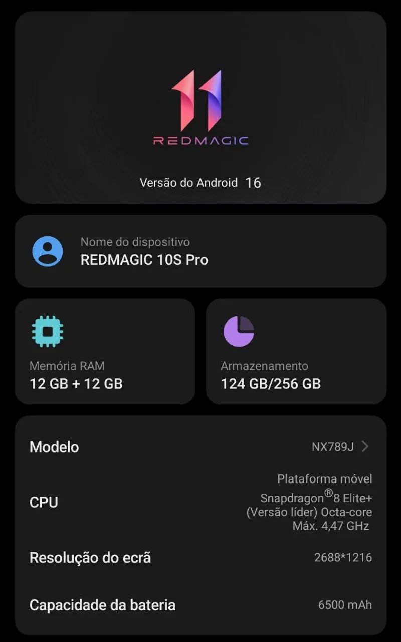 Redmagic 10s pro 12GB 256GB - Foto 4