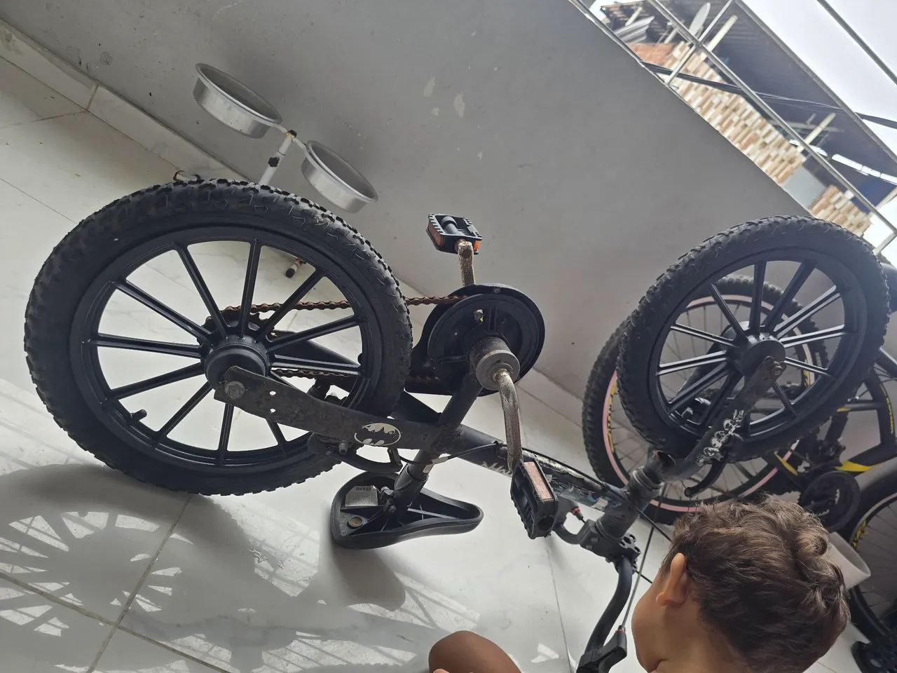 Bicicleta infantil batman