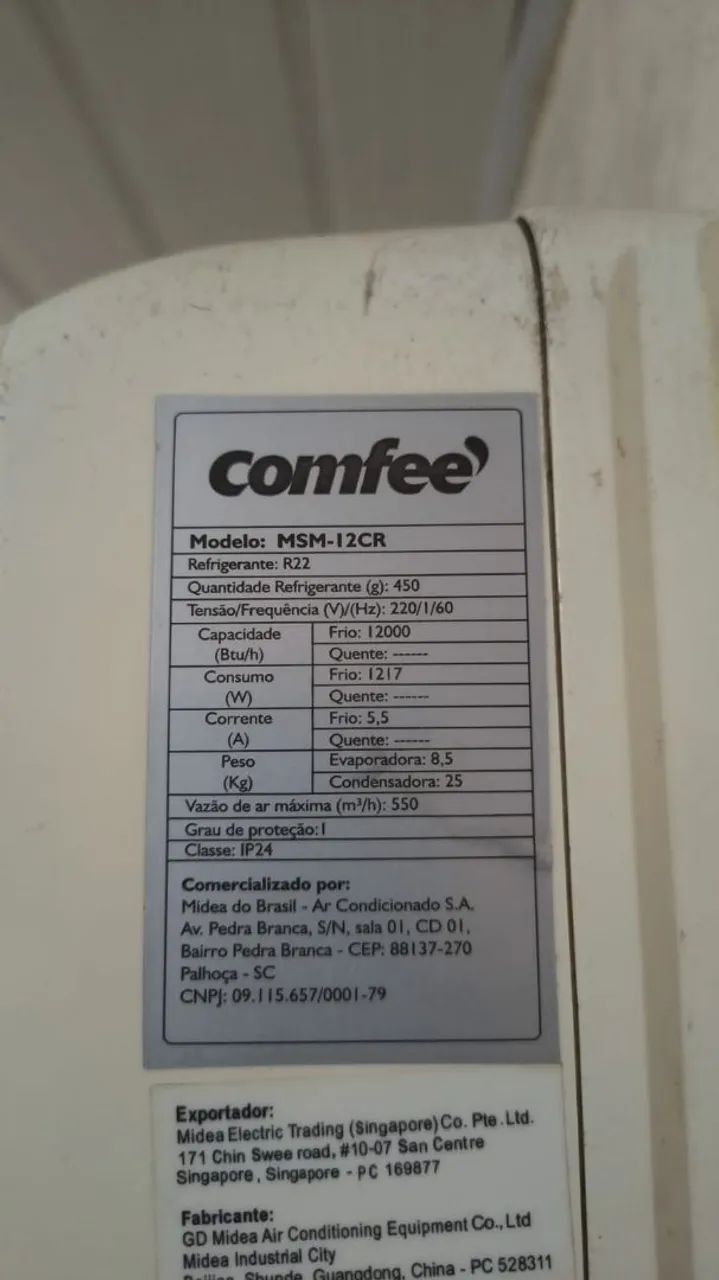 Ar Condiconado Comfee 12k btu - Foto 3