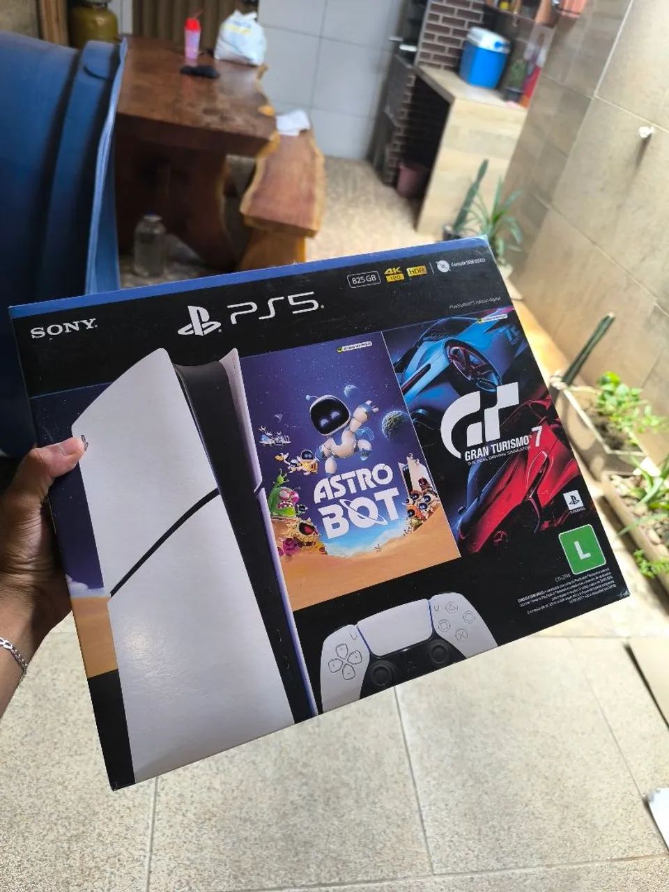 PS5 Slim Completo - Acompanha Acessórios