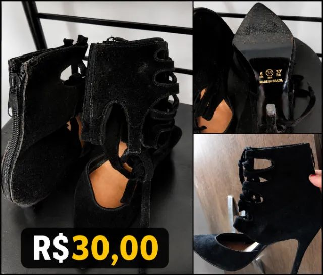Sapato estilo botinha .nr 36