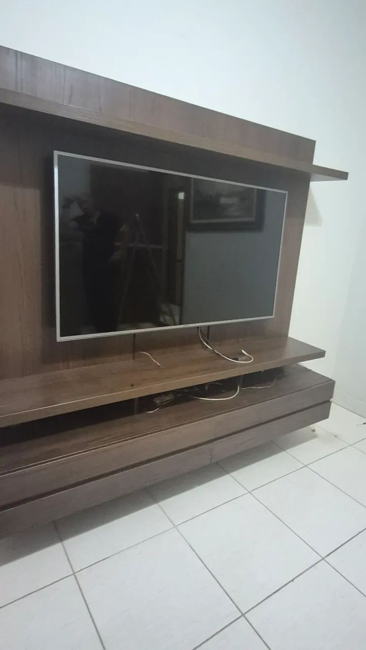 Painel para TV com Rack 2 Gavetas  - Foto 2