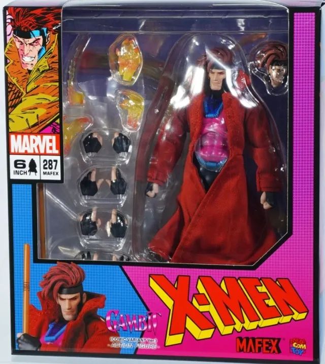 Figura de ação MAFEX No.287 GAMBIT (COMIC VARIANT Ver.) - Hobbies