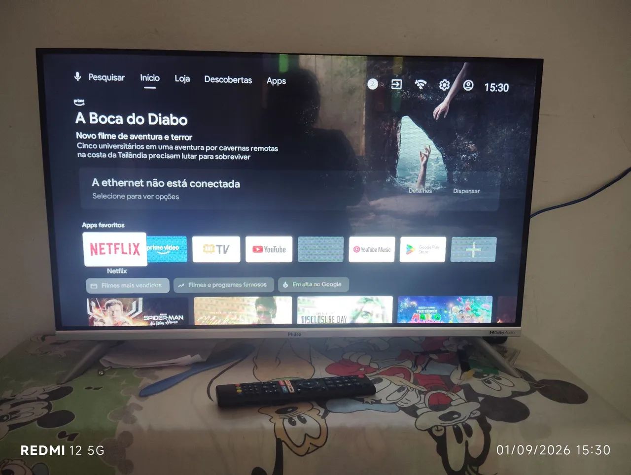 Vendo tv Philco seminovos 32 polegadas motivo da venda comprei uma maior valor 800