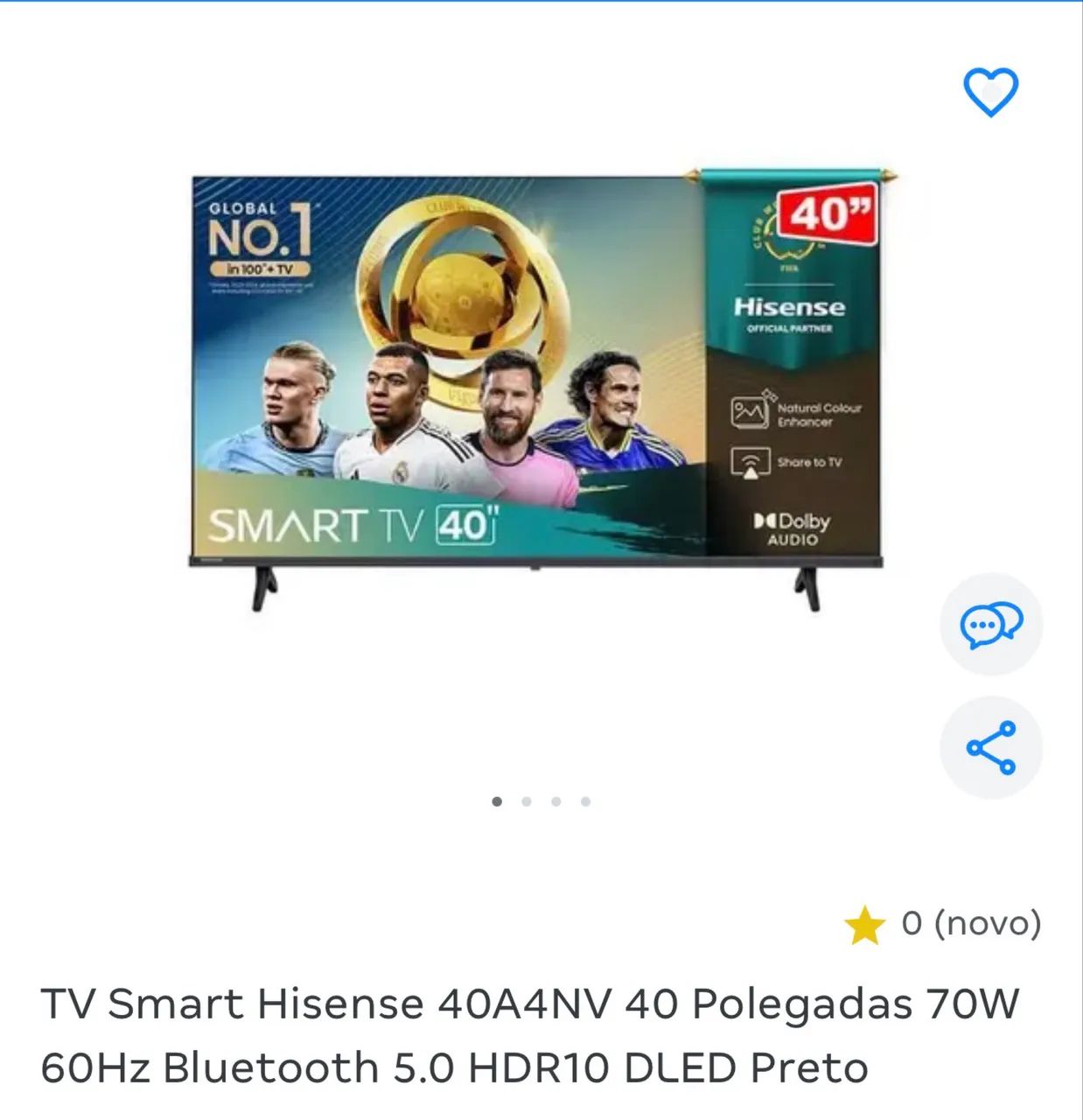 Smart TV Hisense 40? - Completa e Moderna - Foto 4