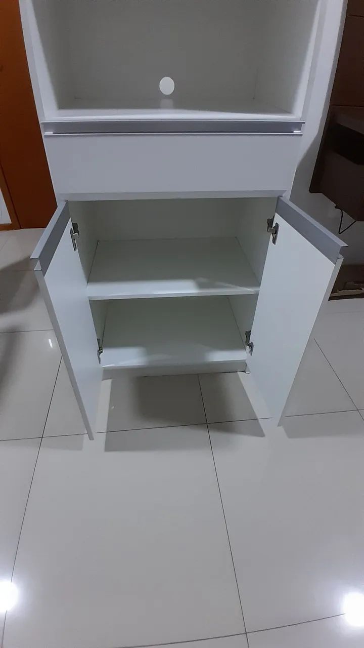 Dois armarinhos MDF branco - Foto 5