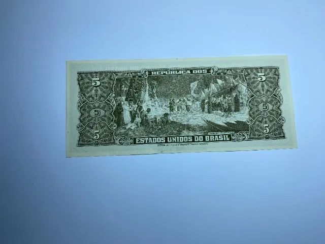 CÉDULA DE CINCO CRUZEIROS