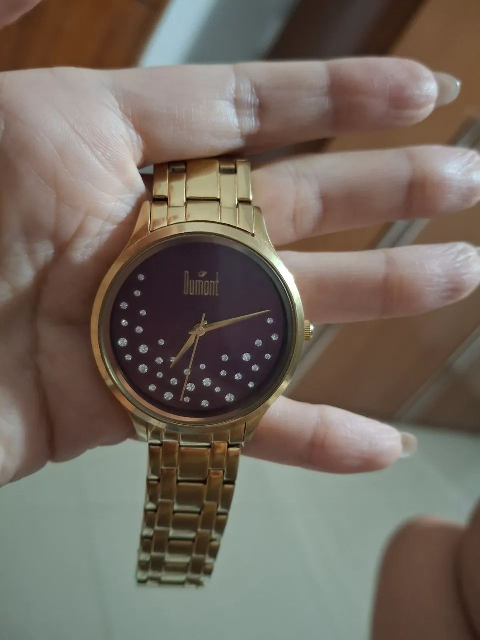 Relogio dourado dumont - Foto 2