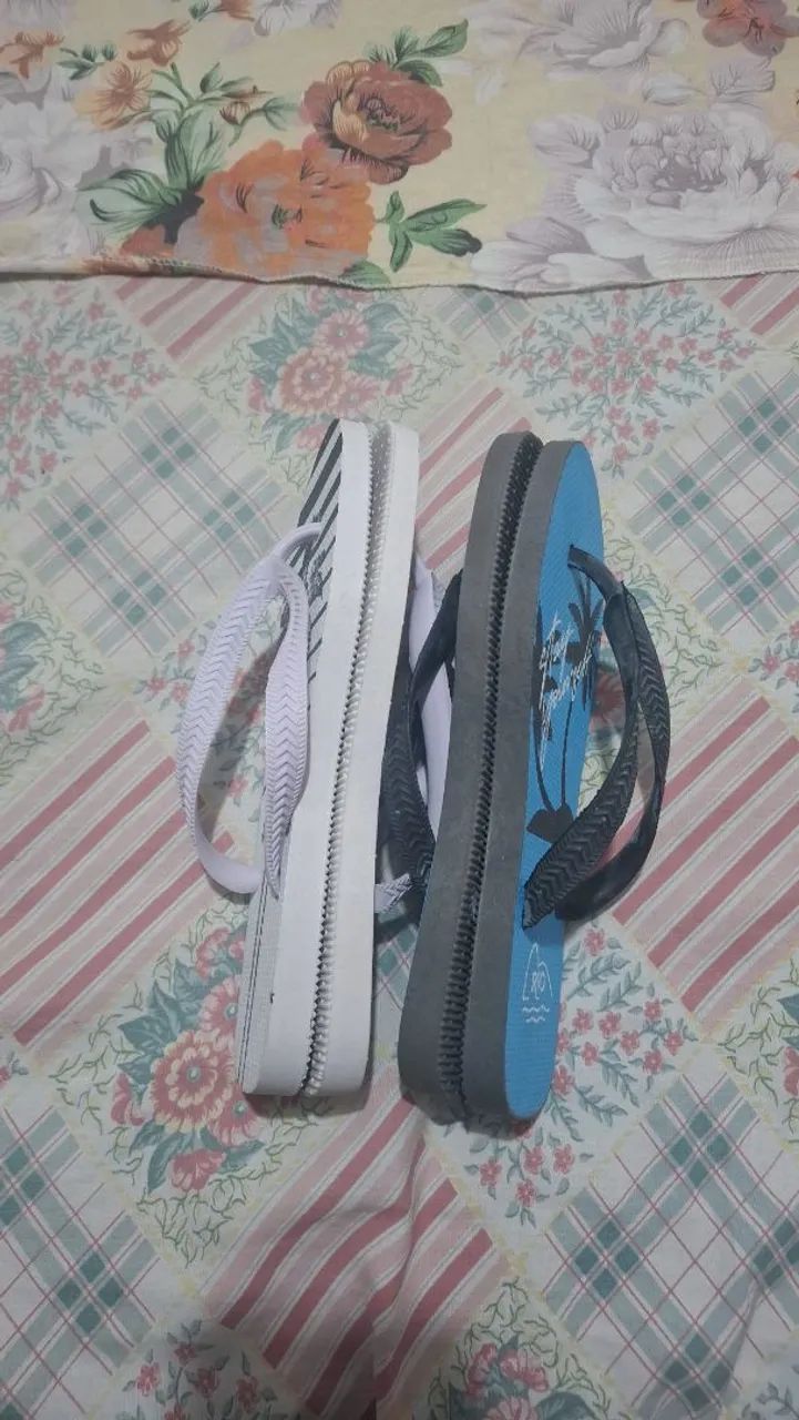 2 pares de chinelos , n - 40. - Foto 2