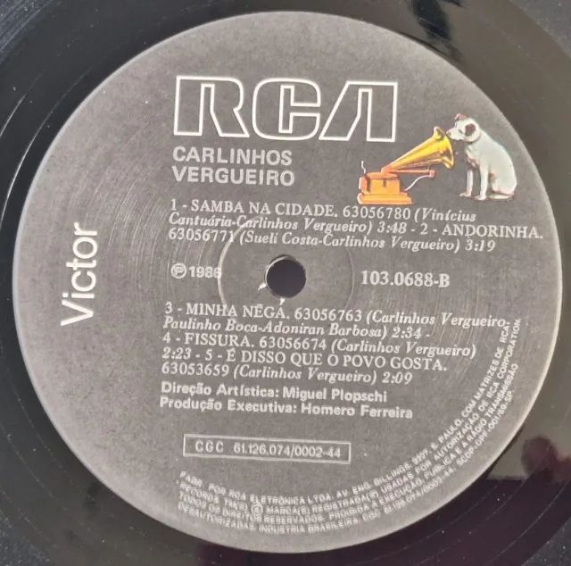Vinil LP Carlinhos Vergueiro 1986 - Foto 4