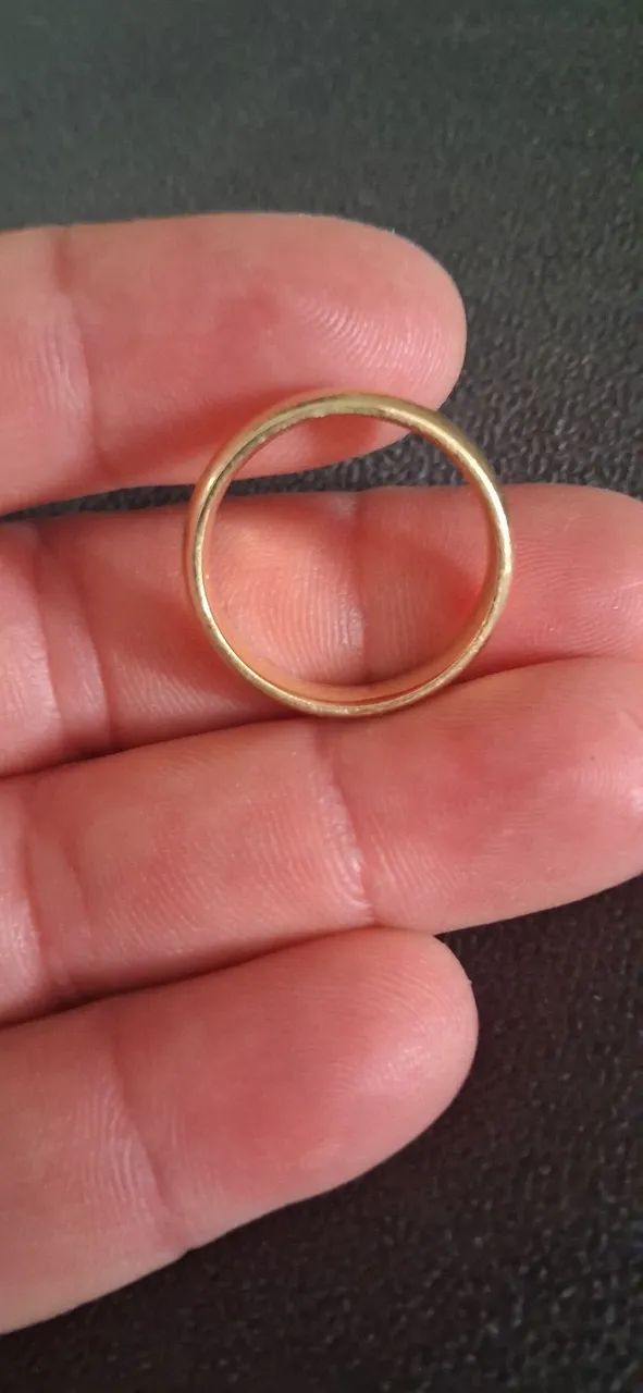 Aliança de ouro 18k. - Foto 4