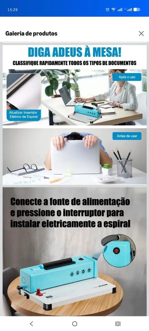 Encadernadora wire-o