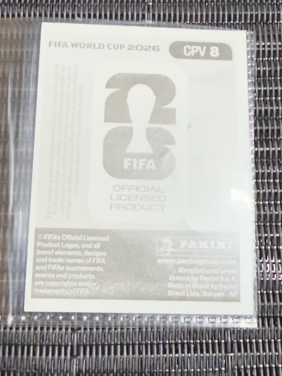 Figurinha copa João Paulo no plástico  - Foto 5