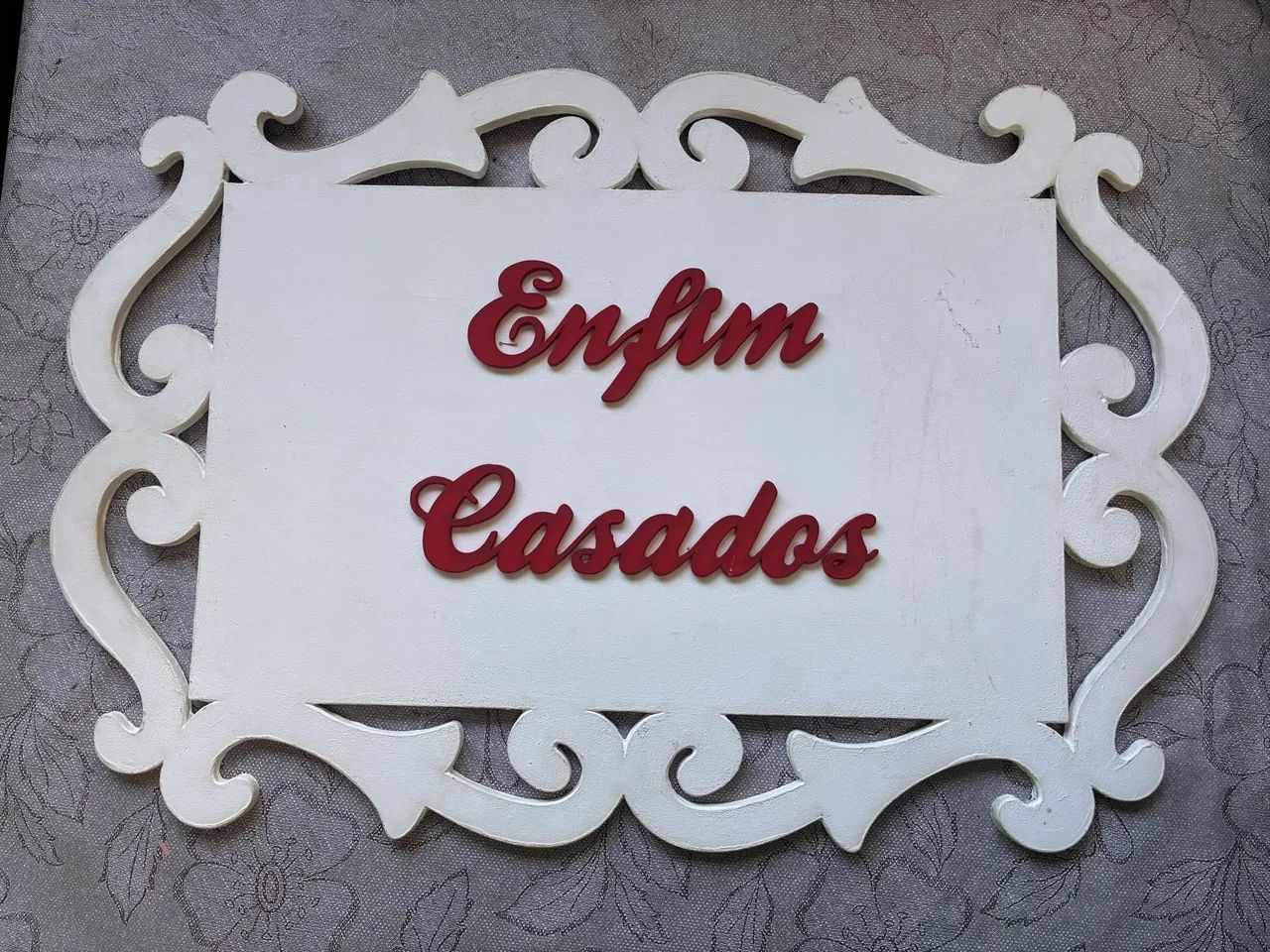 Placa MDF para entrada de casamento  - Foto 2