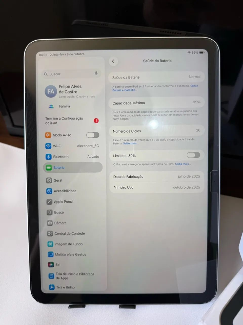 IPAD 11 (A16) 128GB - ACEITO OLX PAY - Foto 3