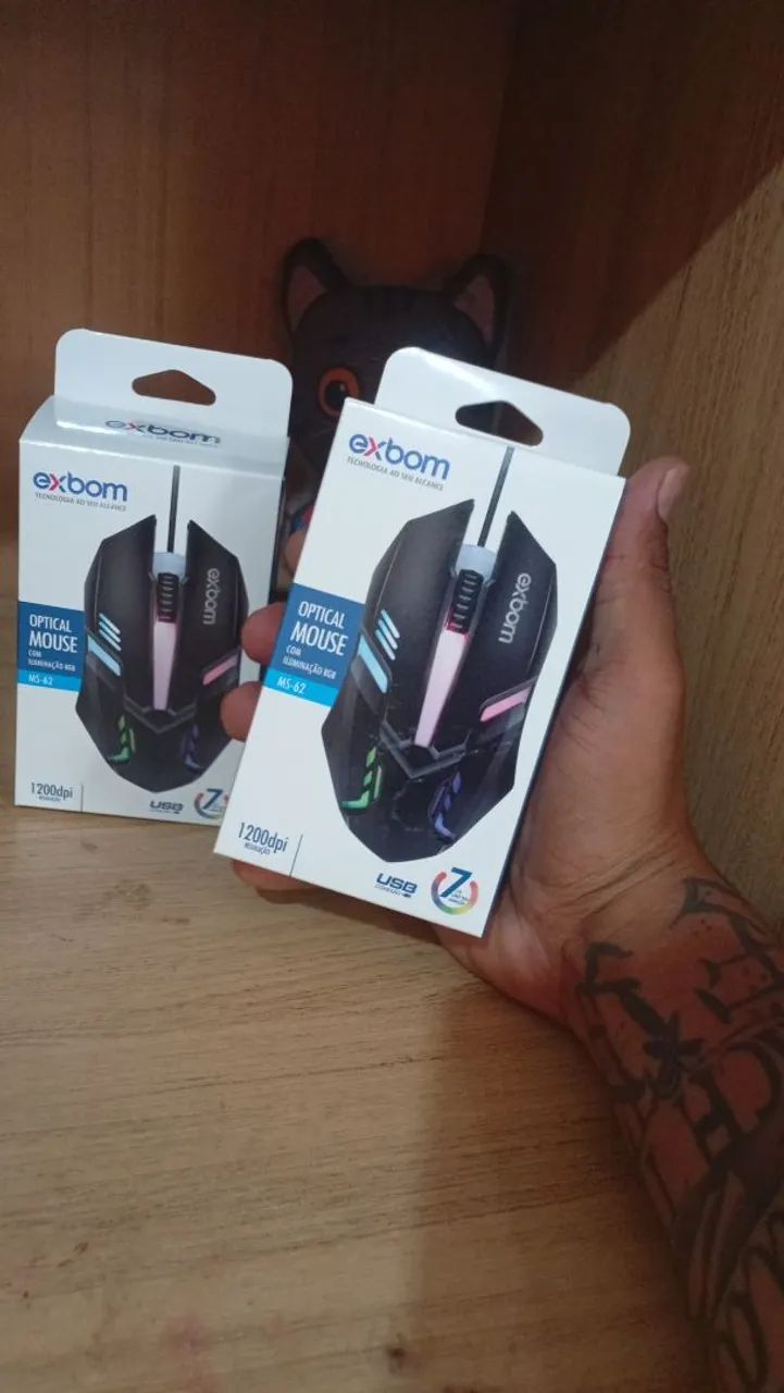 Mouse Gamer exbom 4D FIGHTER LED  - Foto 2