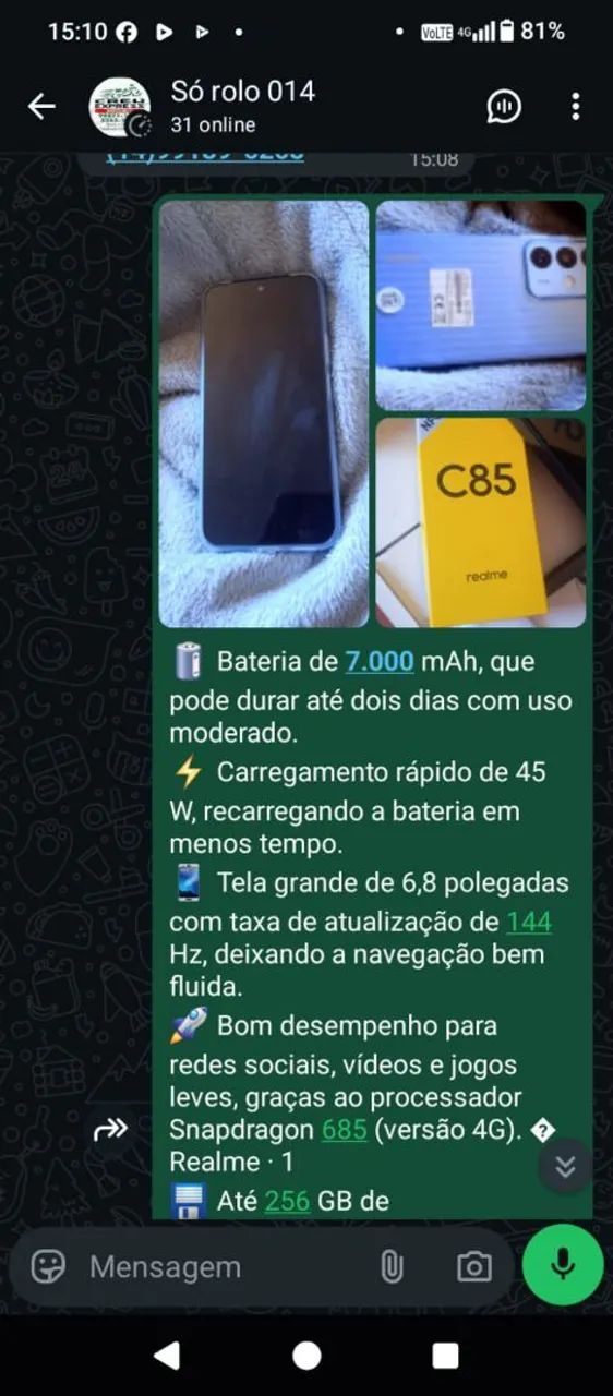 celular novo com a nota tem garantia  - Foto 4