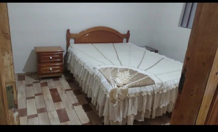 Cama de casal de madeira - Foto 4
