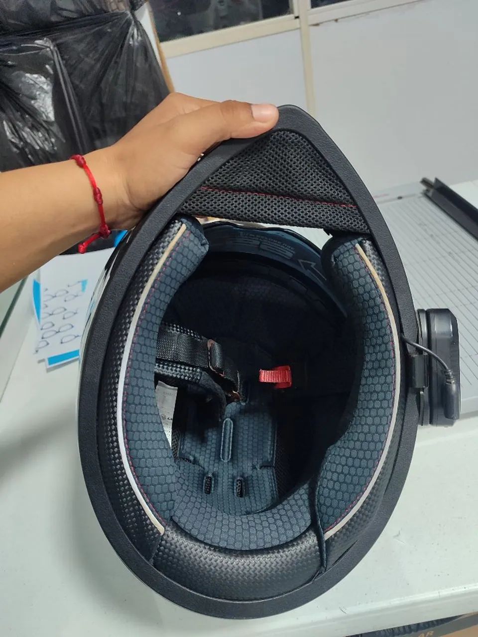Capacete lvs com óculos - Foto 5