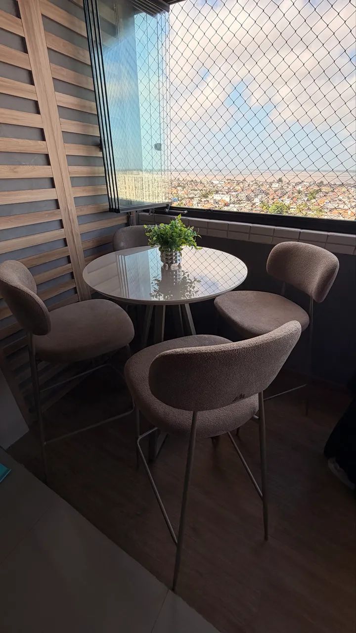 Mesa bistrô em aço comprada na Jacaúna  - Foto 2