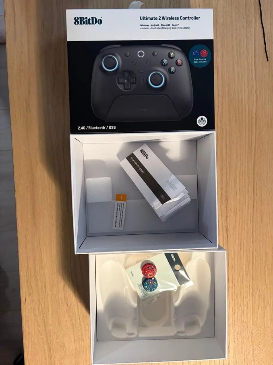Controle 8BitDo Ultimate 2 Wireless - NOVO/LACRADO - Foto 6