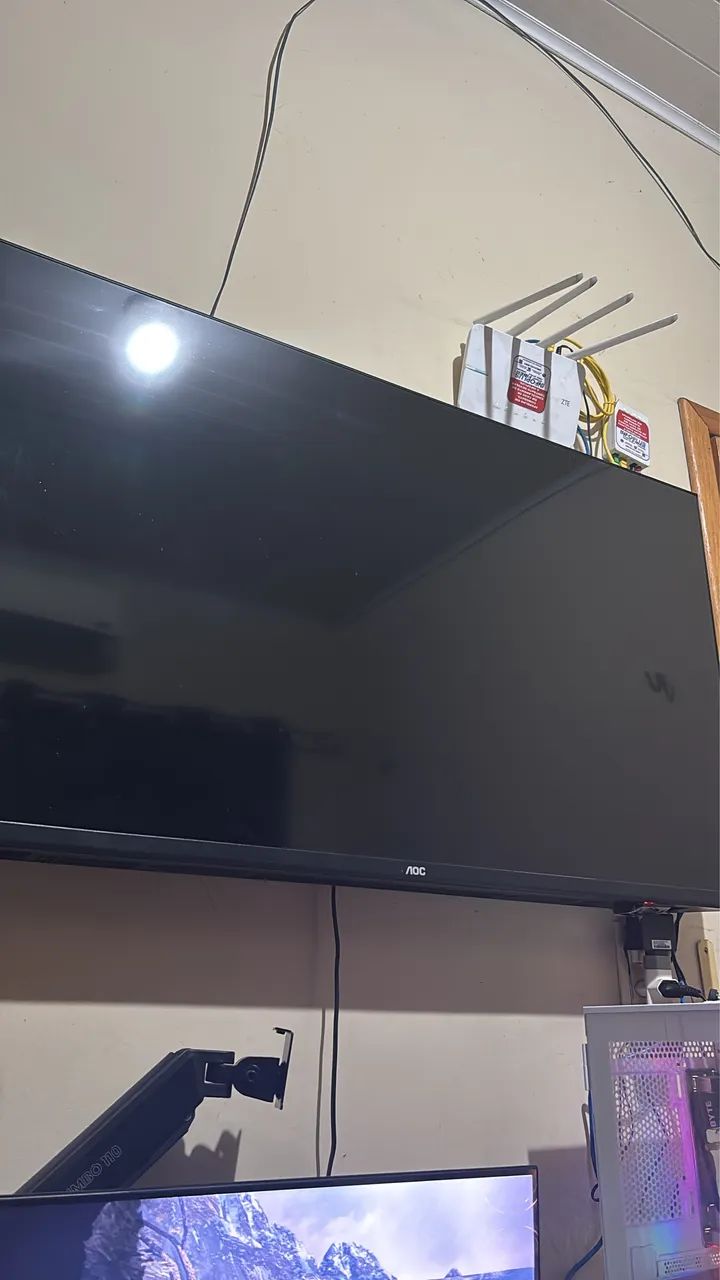 Smart Tv AOC Roku 43 polegadas - Foto 2