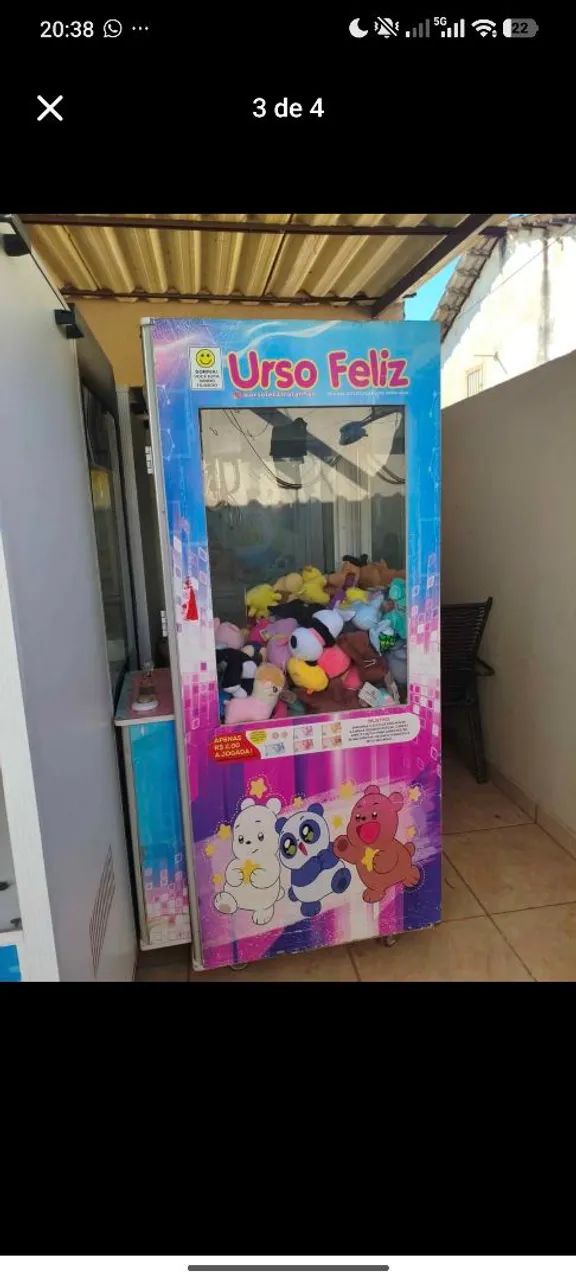 Máquina de garra e brinquedos - Foto 4