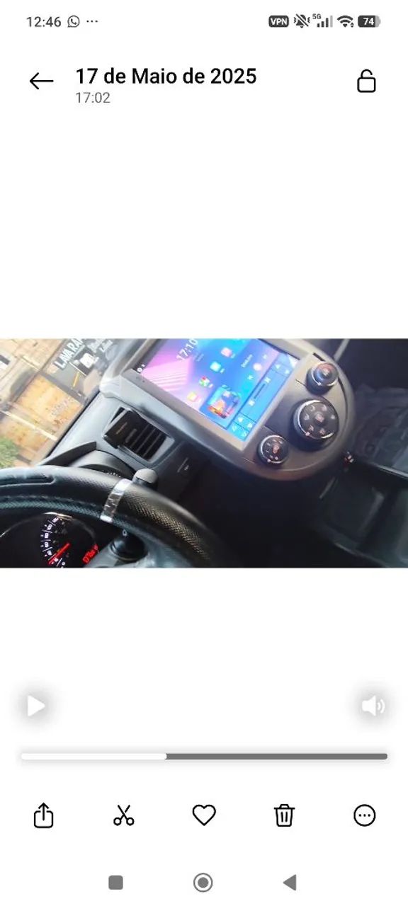 Central Multimidia Kia soul 7'9 polegadas tipo tesla graffiti com moldura