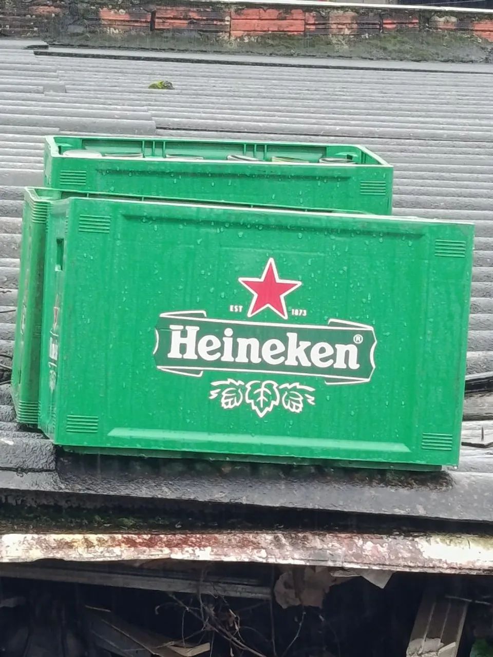 Engradado de cerveja Heineken 