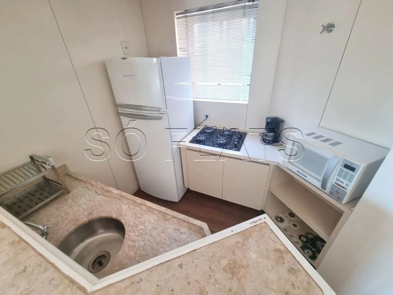 Flat no coração do Itaim Bibi região com vasto comercio disponível para locação. - Foto 5