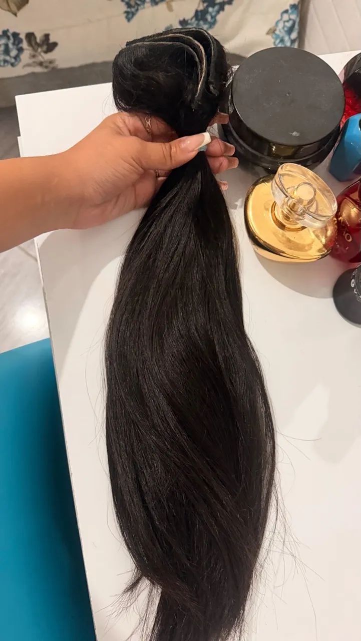 Cabelo humano preto