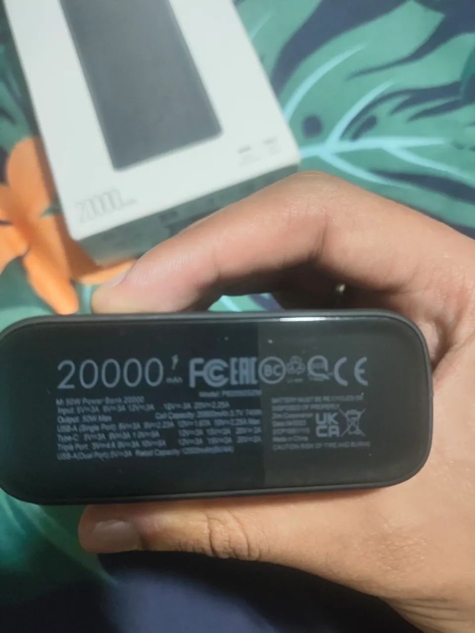 Power bank xiaomi 20.000 mAh funcionando perfeitamente  - Foto 2