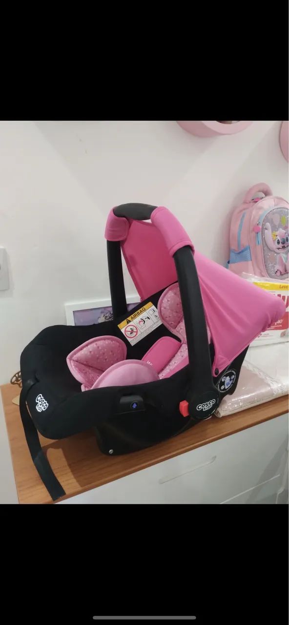 Bebê conforto com carrinho Moisés 