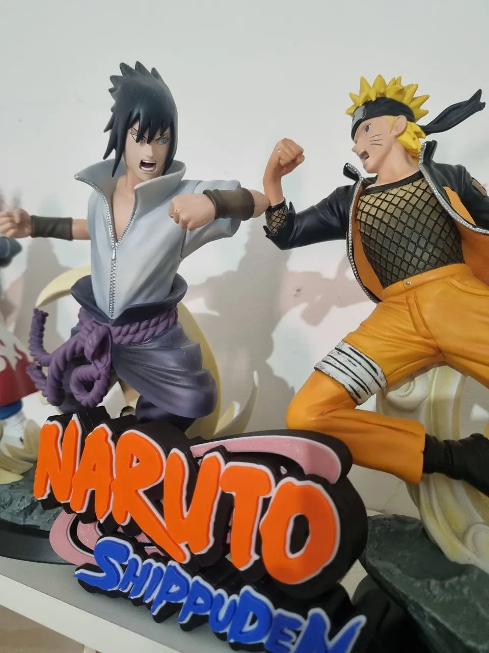 Figure Naruto vs Sasuke Vale do Fim 23cm