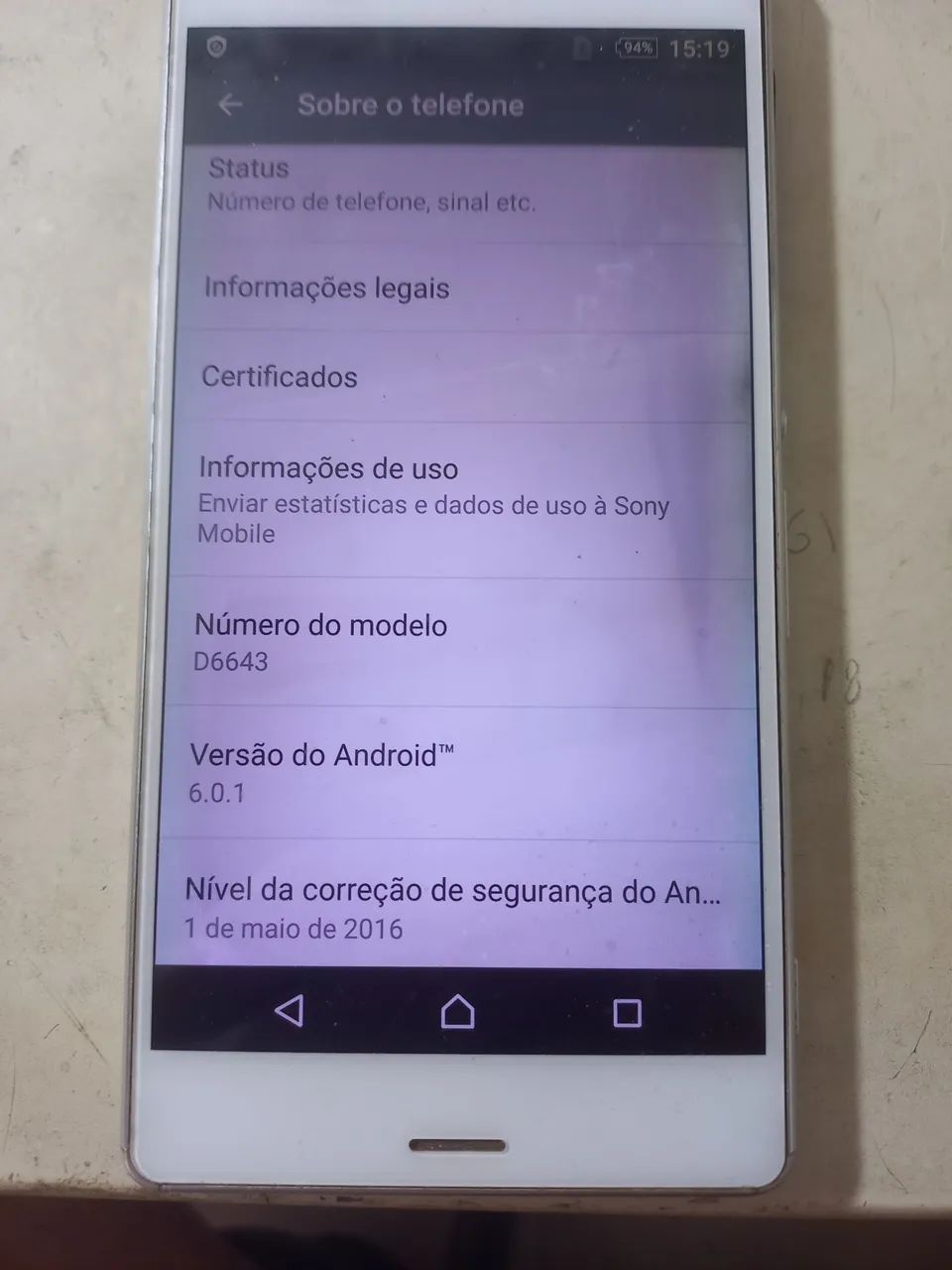 Placa mãe Sony Z3 d6643 