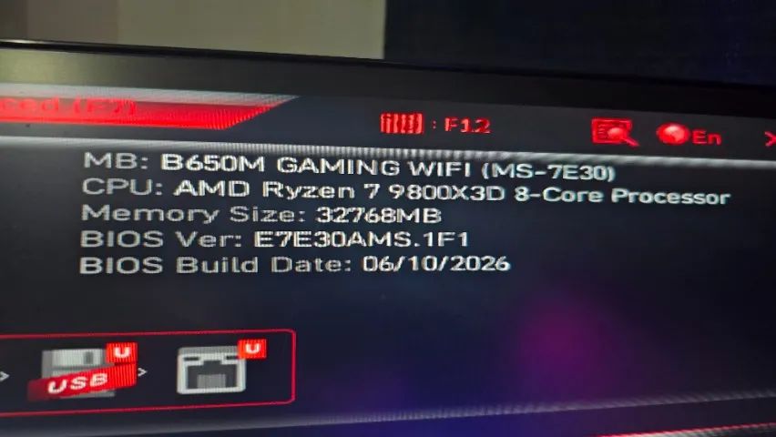Placa Mãe AM5 MSI B650M GAMING WIFI - Foto 3