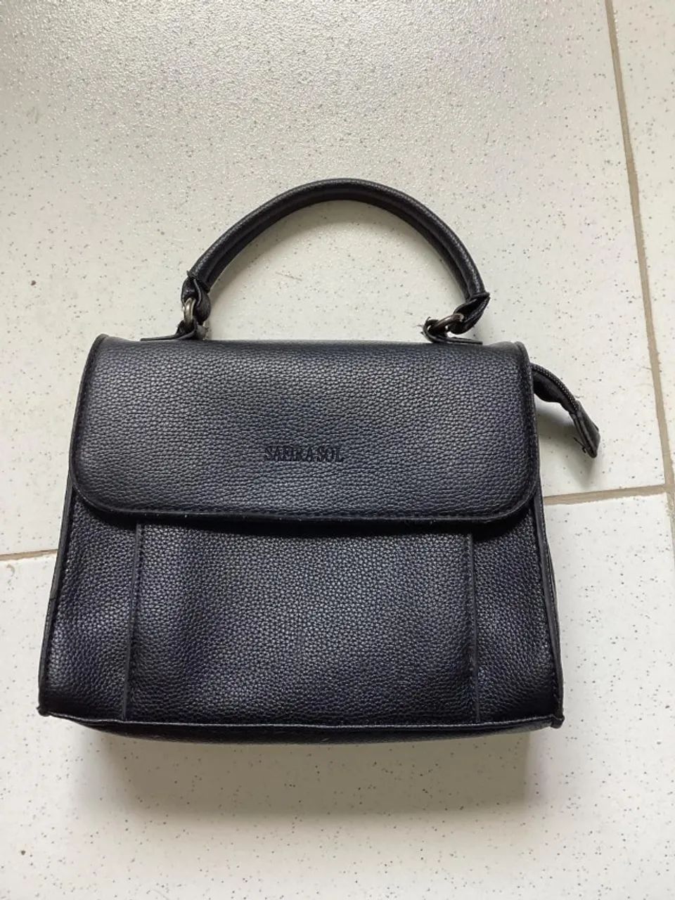 Bolsa Preta Bolsinha Chique de Mão