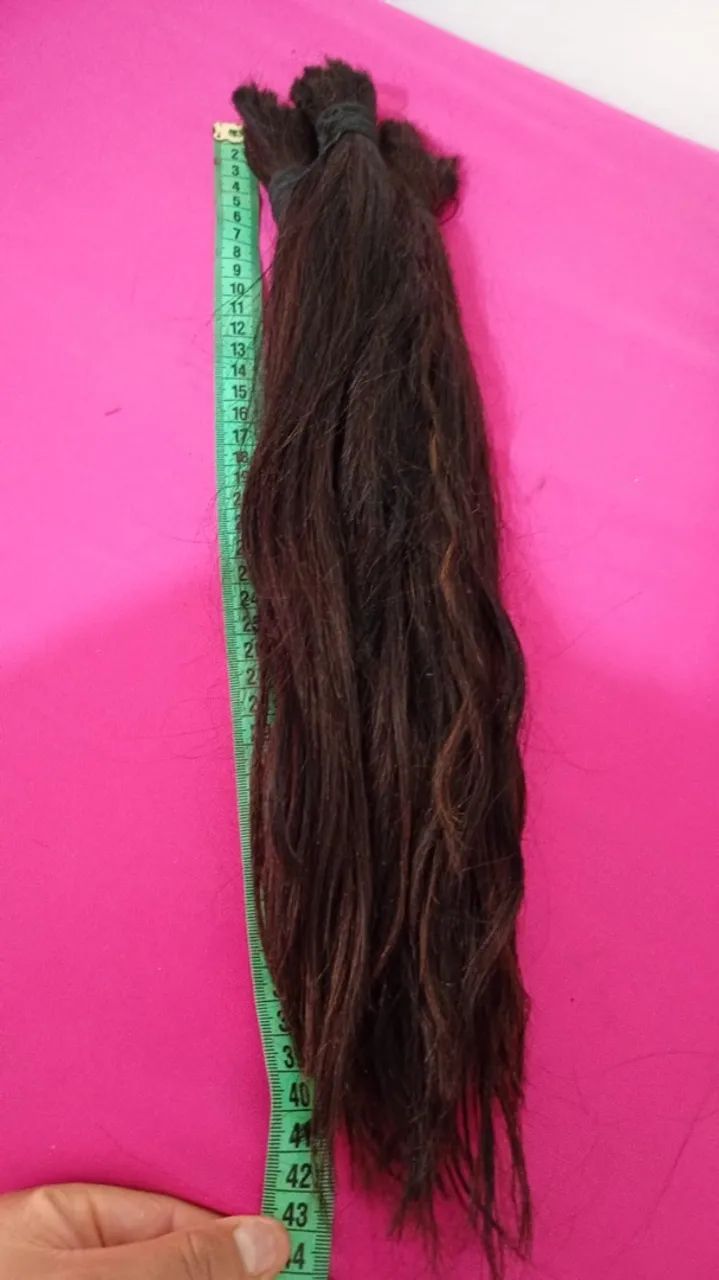 Cabelo humano 43 cm - Foto 3