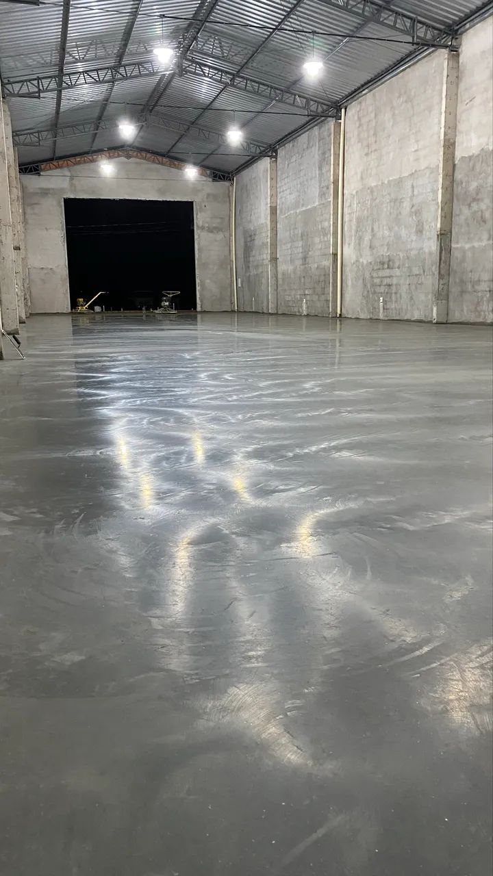 Piso industrial polido