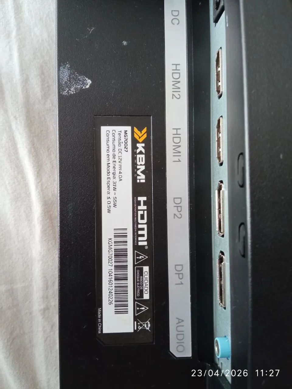 Monitor curvo retirada de peça - Foto 3