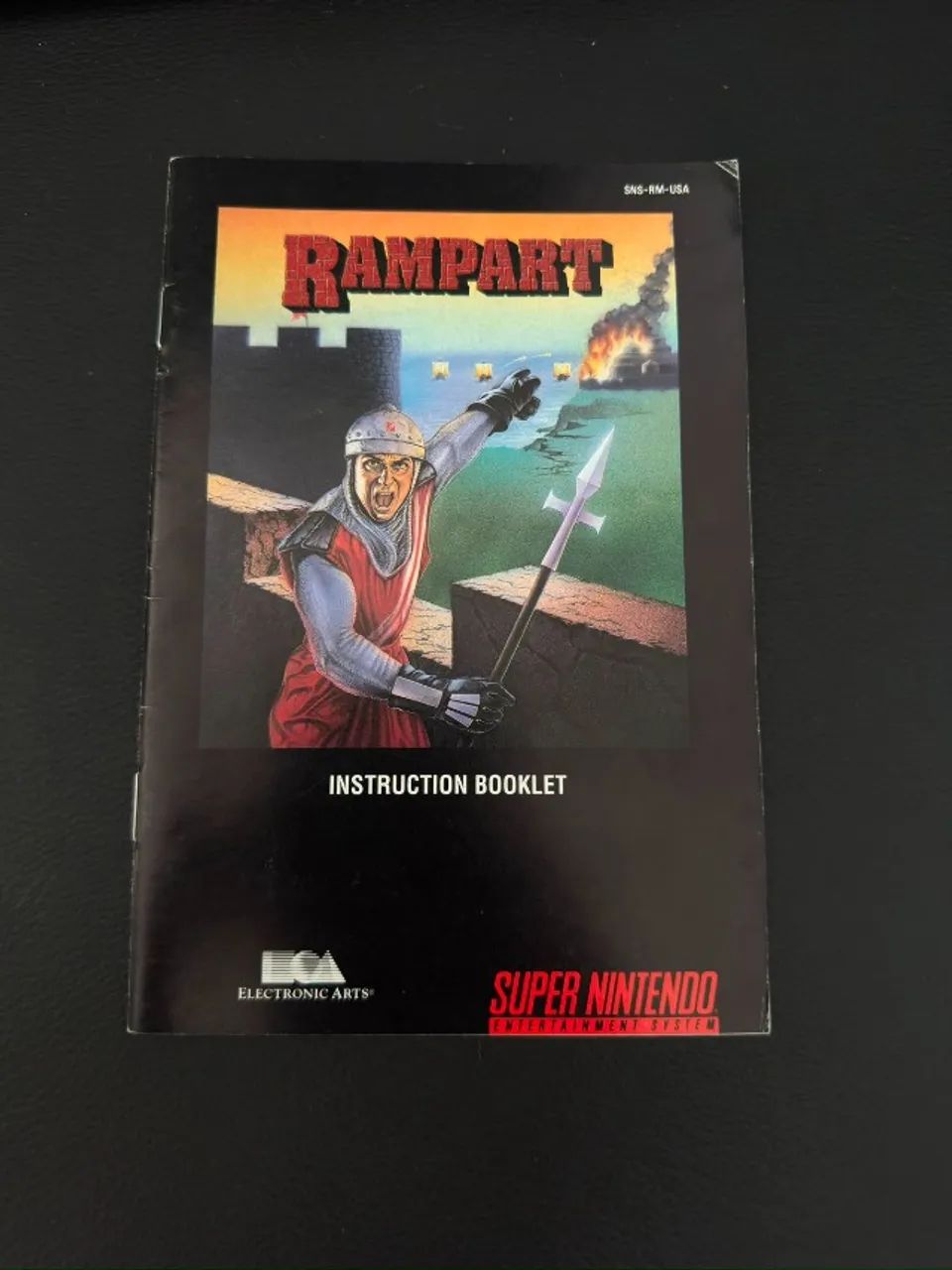Manual Rampart Nintendo Original